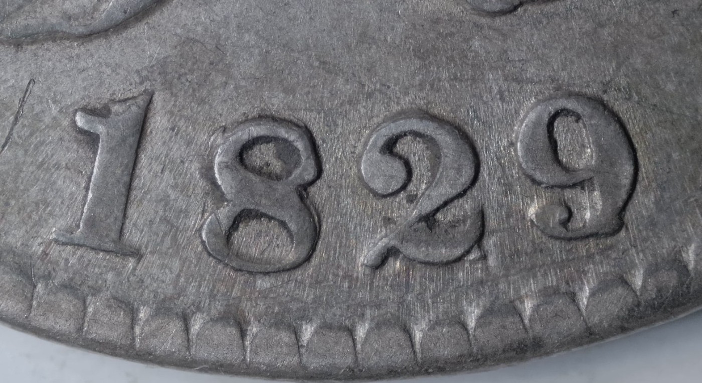For-Grading--1829-Small-Letters-Capped-Bust-Half-Dollar