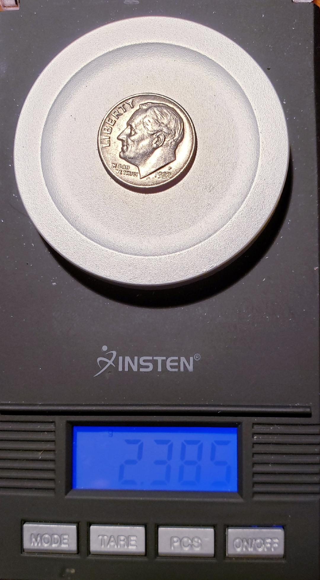1982-P-Clad-Dime-Heavy-Planchet-Or?