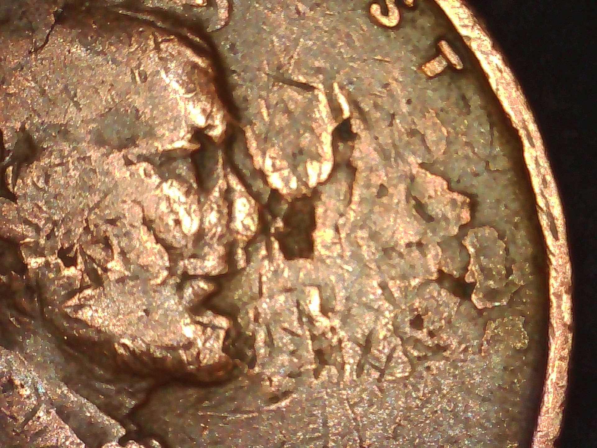 1919-Lincoln-One-Cent---Planchet-Error-Excessive-Lamination?
