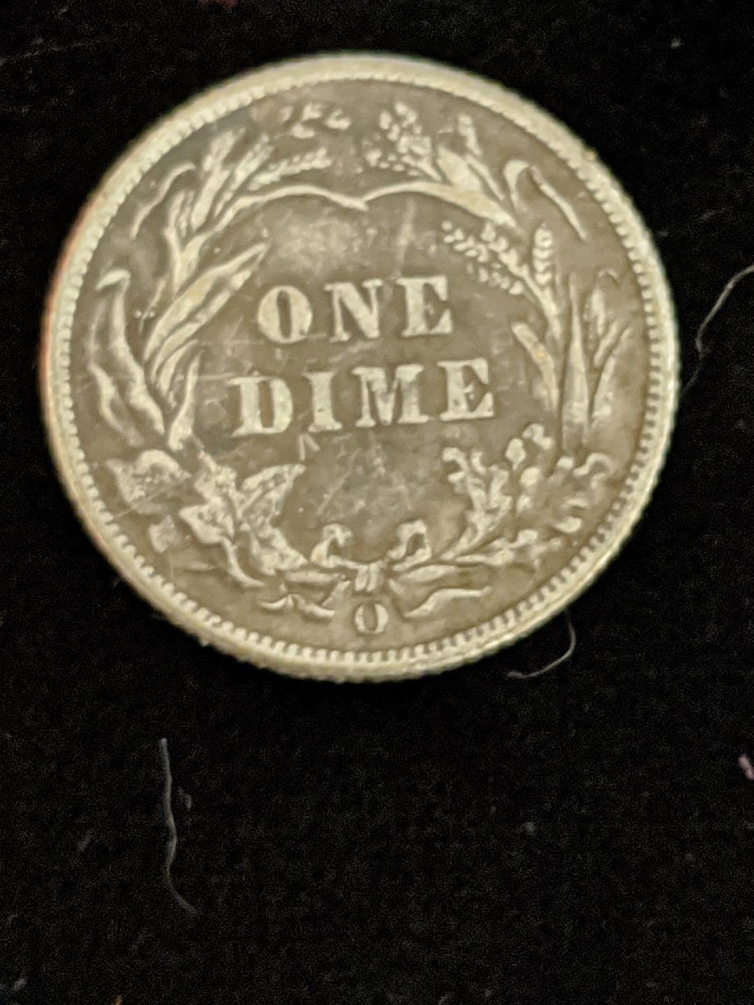 1895-Barber-Dime-For-Grading