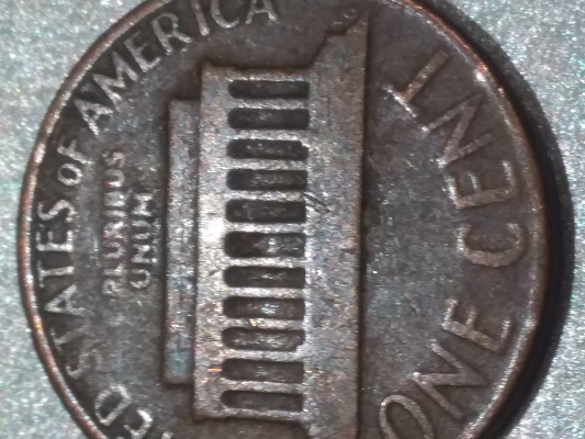 1974-Penny-Struck-Through-Grease-Or-Wear-And-Tear-Damage?
