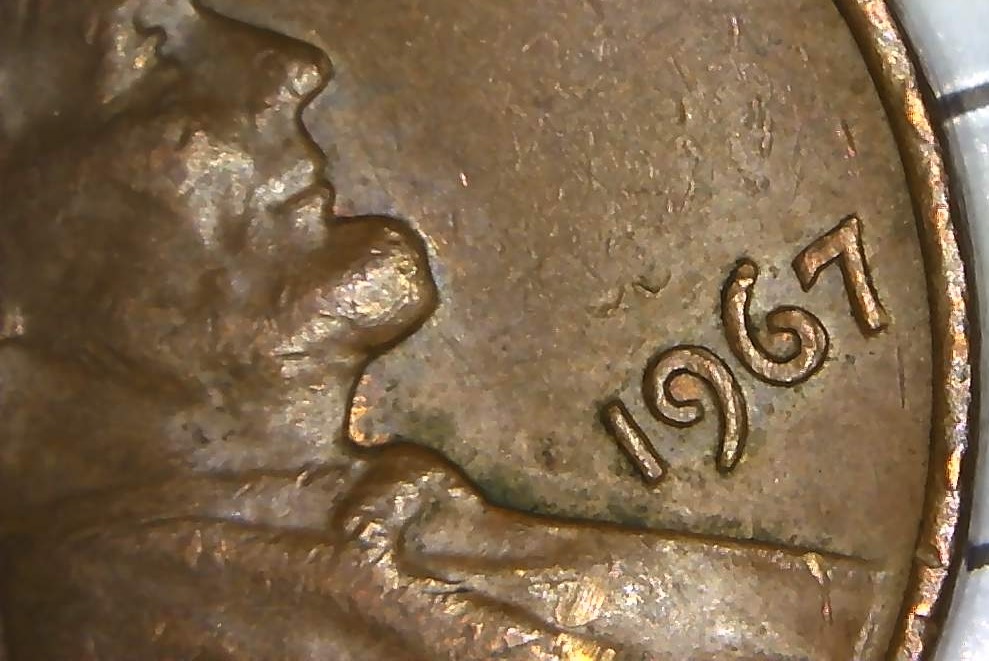 1967-Penny-With-Apparent-Doubling.
