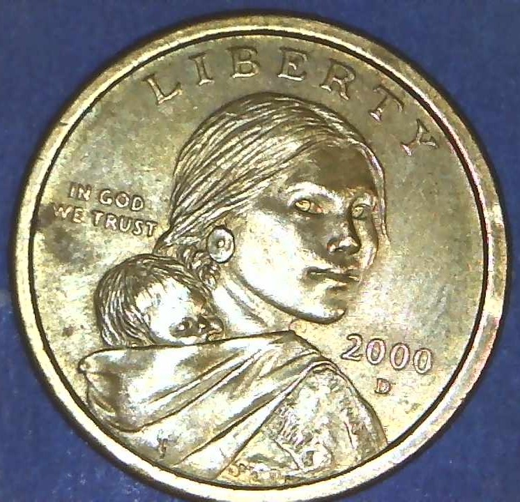 2000-D-Sacagawea-Experimental-Rinse-Dollar-?-D?