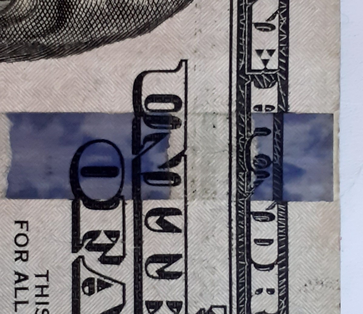 Weird-2009A-$100-Note-With-Short-Security-Strip