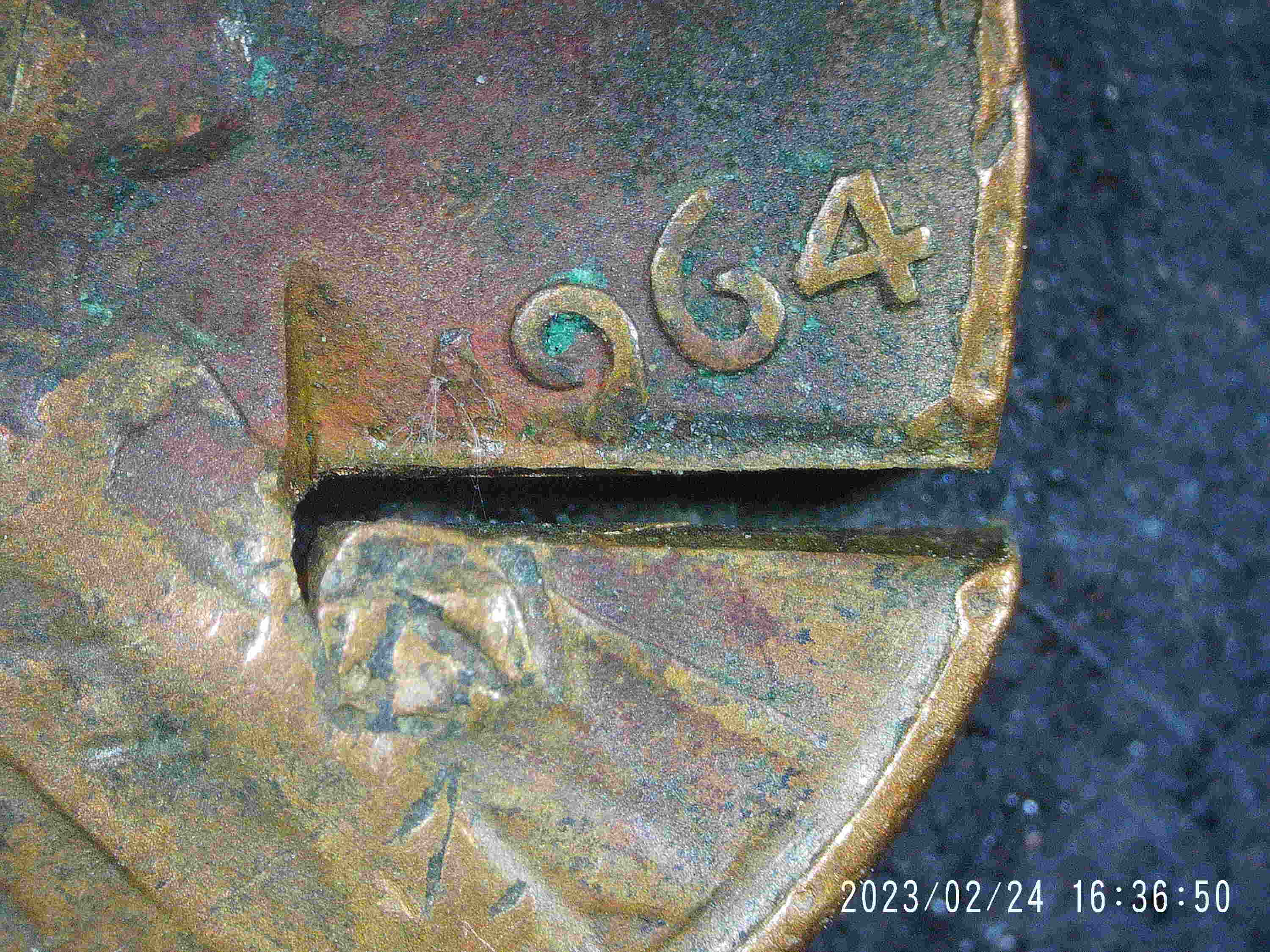 1964-Penny-Damaged-Or-Something-Else?