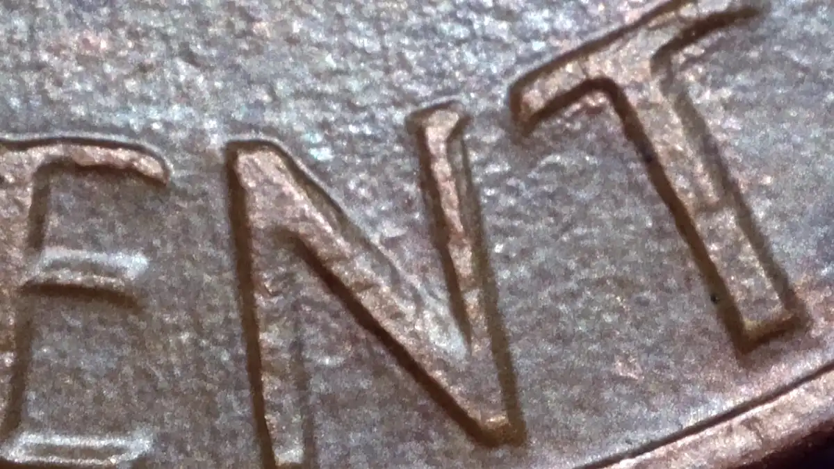 1985-D-Penny-Improper-Annealing?-Double-Ear-Possibly?