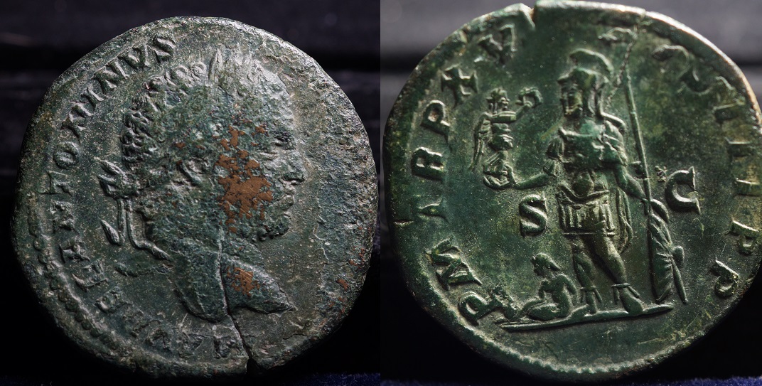Caracalla-Mars-Sestertius-With-Captive