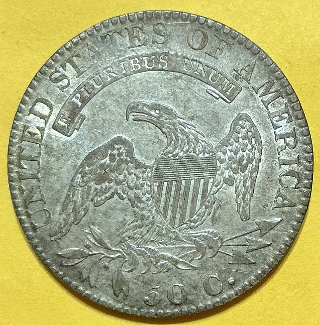 1823-Capped-Bust-Half-For-Grading-/-Overton