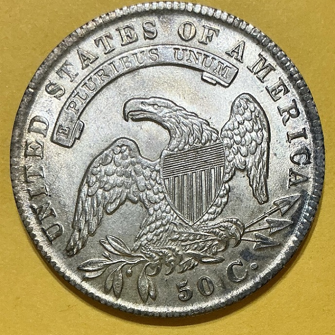 1835-Capped-Bust-Half-For-Grading-/-Overton