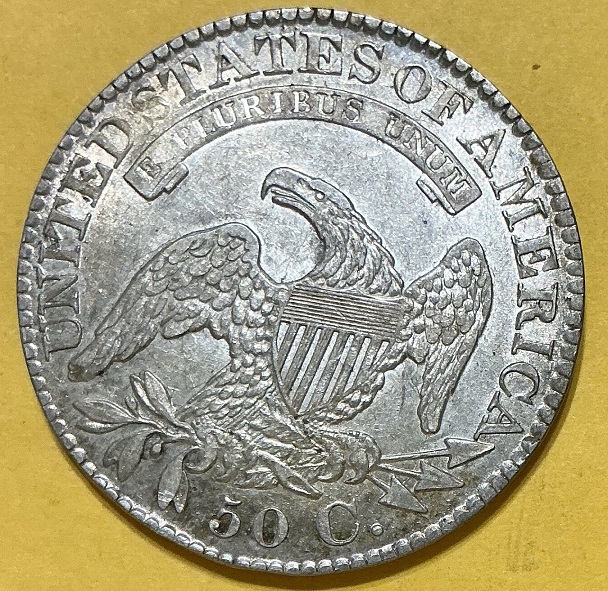 1828-Capped-Bust-Half-For-Grading-/-Overton