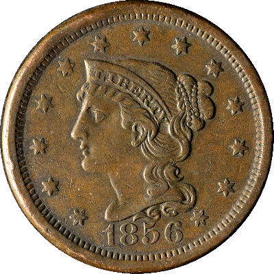 1856-Large-Cent-For-Grading