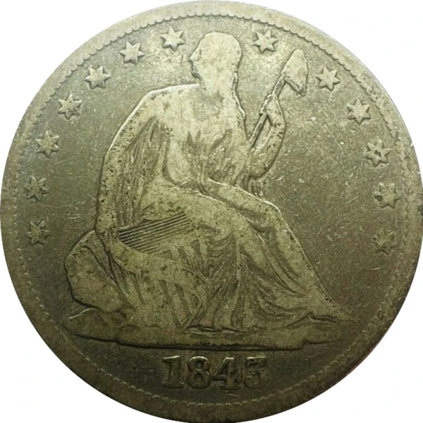 1843-O-Seated-Liberty-Half-Dollar-For-Grading