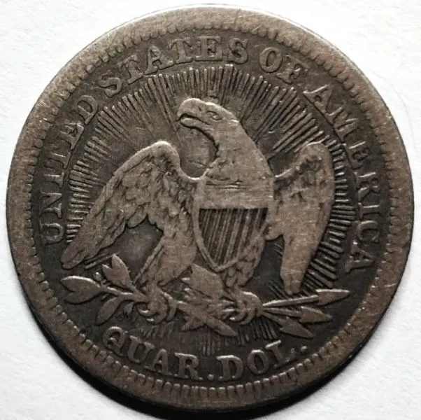 1853-Arrows-&-Rays-Quarter-For-Grading