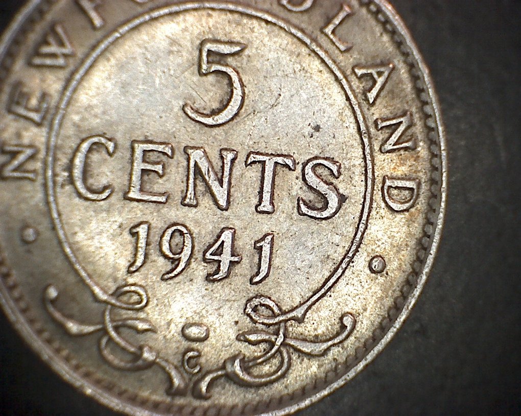 1941-Newfoundland-5-Cent-Error?