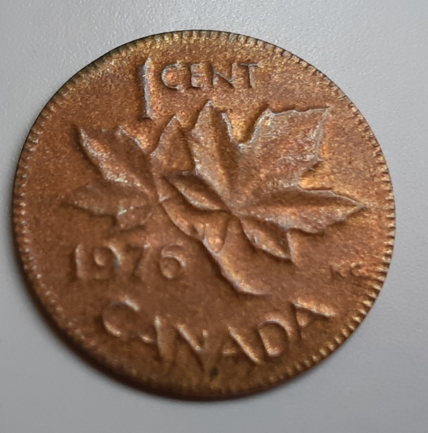Canada-1-Cent-1976..planchet-Error?