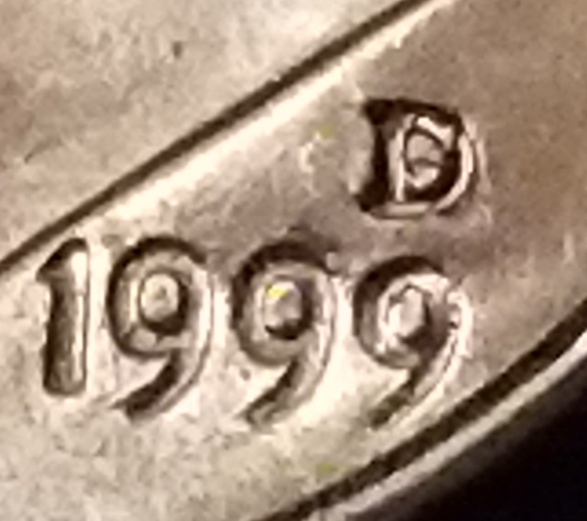 1999-D/A-Dime-OMM,--Yes-They-Still-Doing-Hand-Punch-Marks