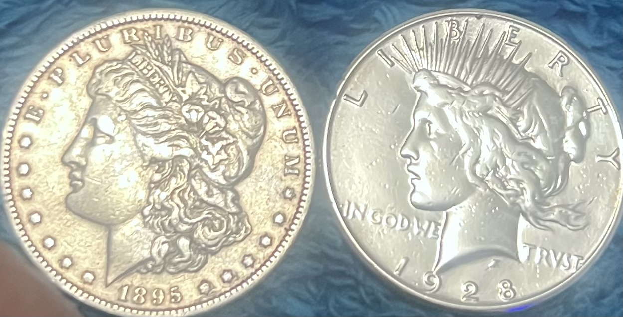 1895-O-Morgan-Dollar-And-1928-S-Peace-Dollar-Grading