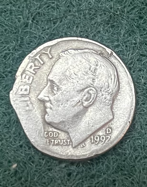 1992-D:--Dime-Error-Or-Damaged?