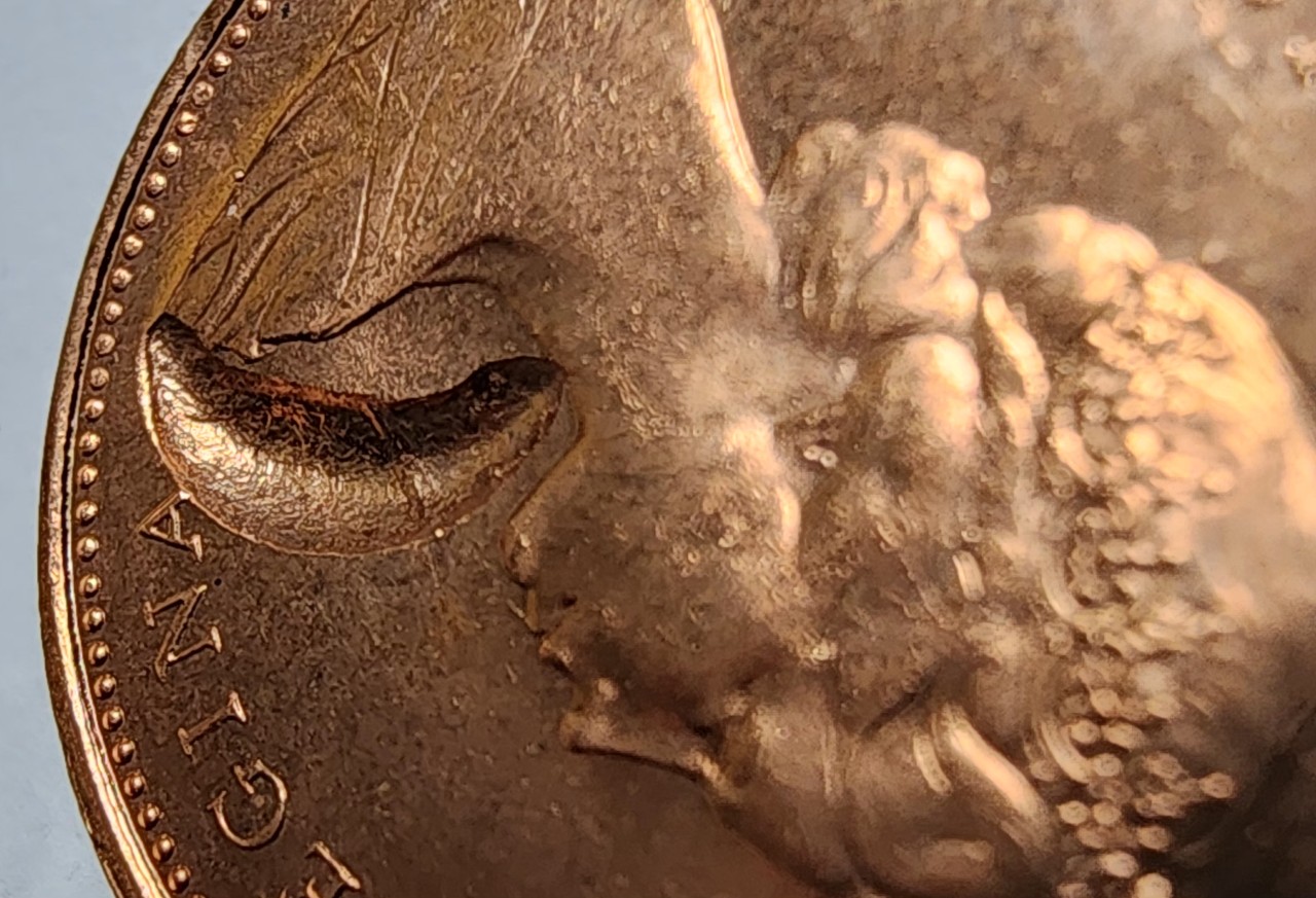 1965-Canada-Penny-Error-Obverse