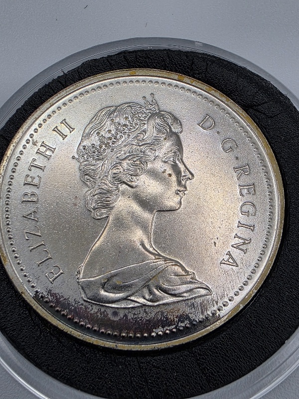 Spectacular-Toning-And-Date-Doubling-1973-RCMP-Dollar