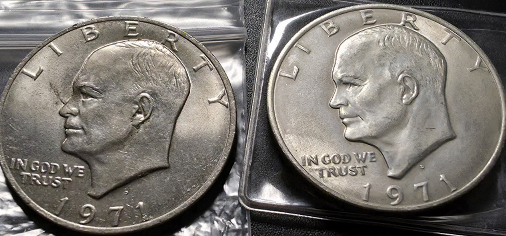 1971-D-Eisenhower-Dollar-Clad-Varieties?-Prototype?
