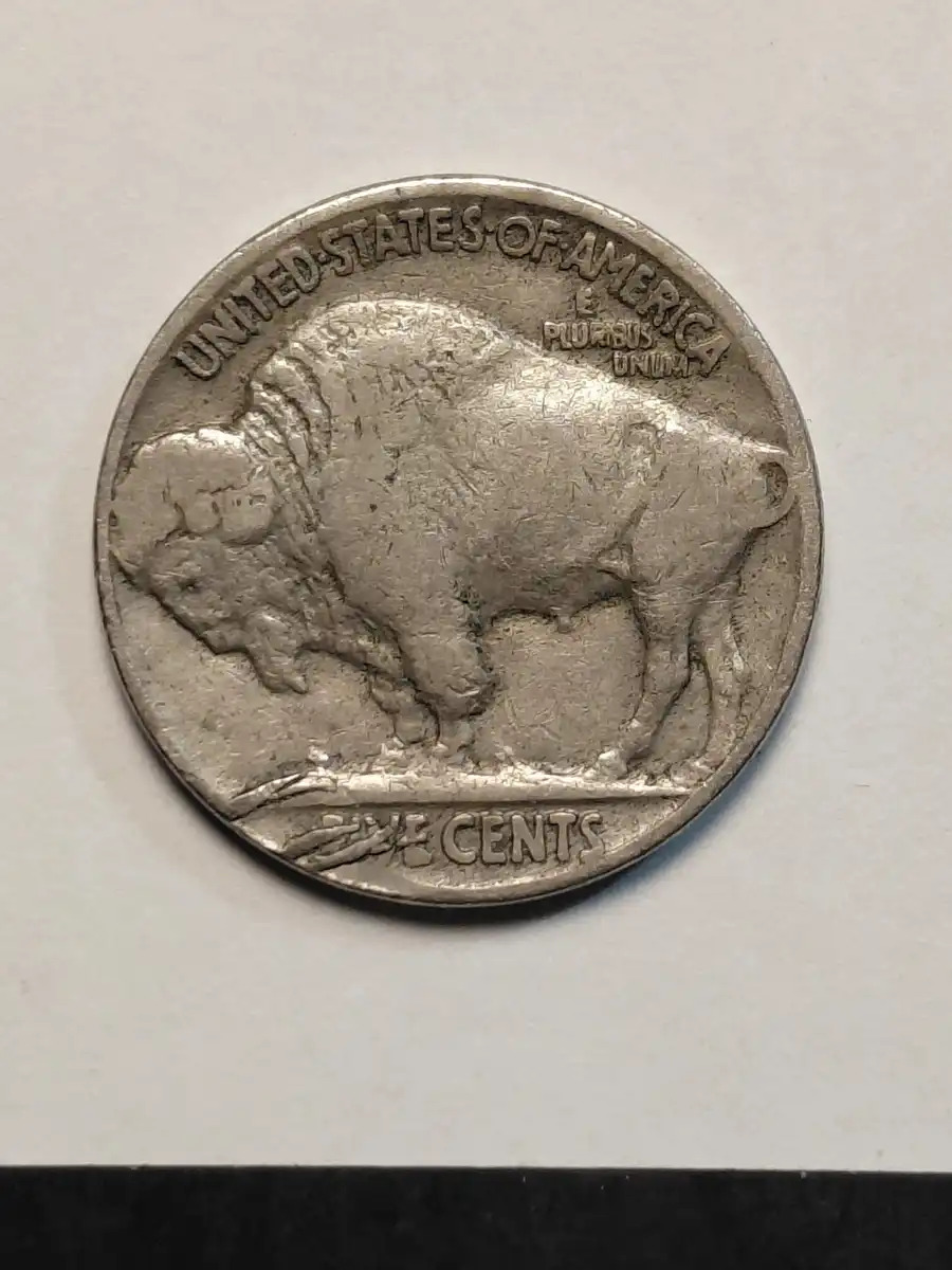 1937-Buffalo-Nickel---Extreme-Die-Crack-Or-PMD?