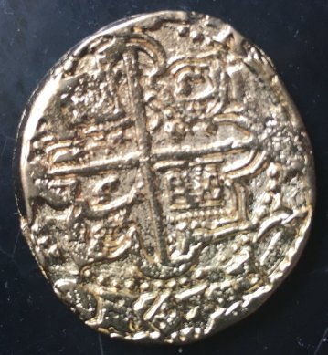 Gold-Colored-At-Least-Coin-I-Am-Unable-To-Identify-Id:-Replica-Spanish-Coin