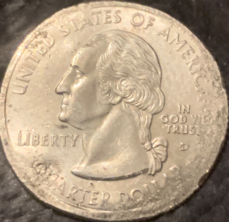 2007-Washington-Quarter-Post-Strike-Chamber-Striking-Mishaps-Feeder/Ejector-Scraps
