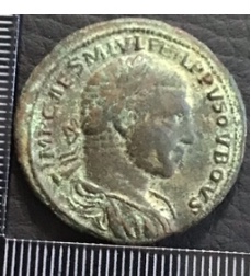 Large-Roman-Greek-Coin-Token-Parthenon?-Id:-Counterfeit-Philip-II,-Heliopolis,-Syria