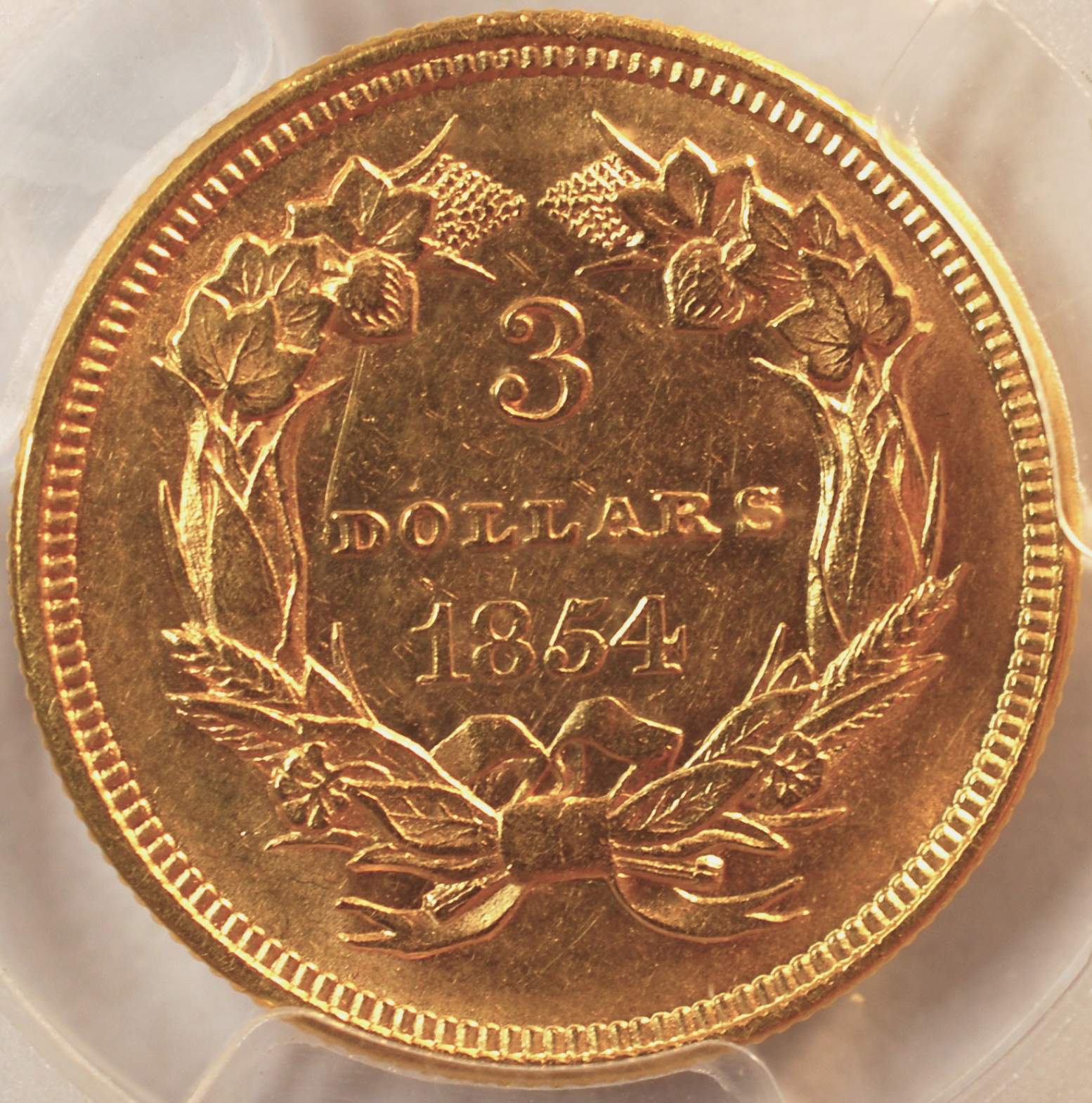 1854-Three-Dollar-Gold-Under-Consideration