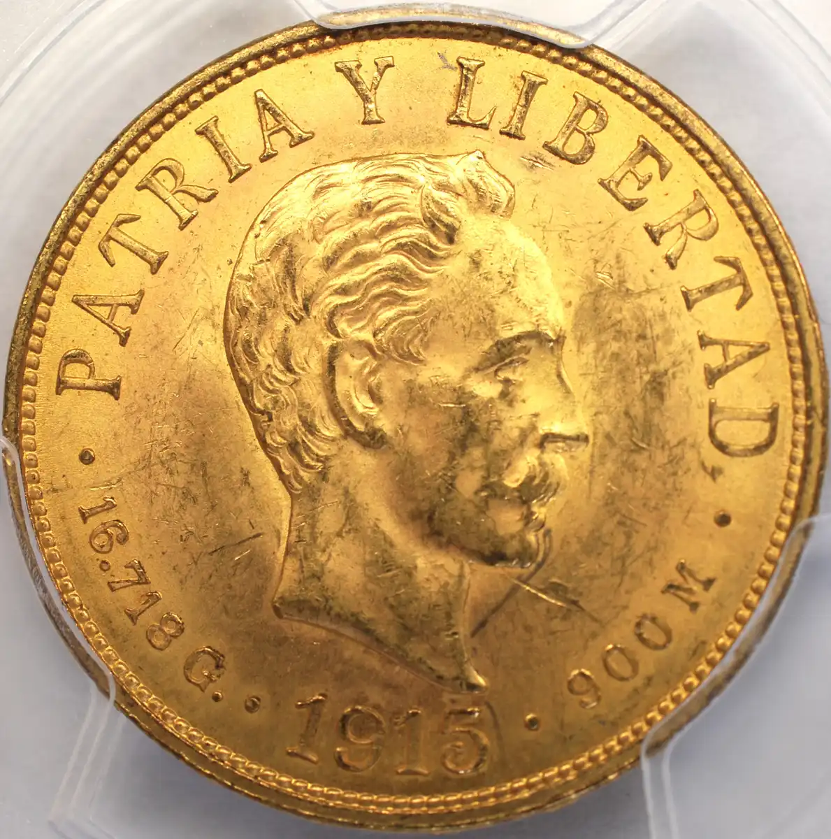 1915-Cuba-10-Pesos-Gold