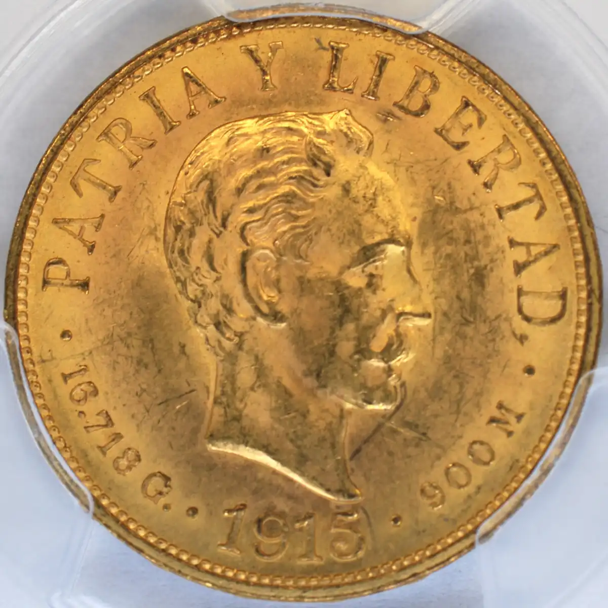 1915-Cuba-10-Pesos-Gold