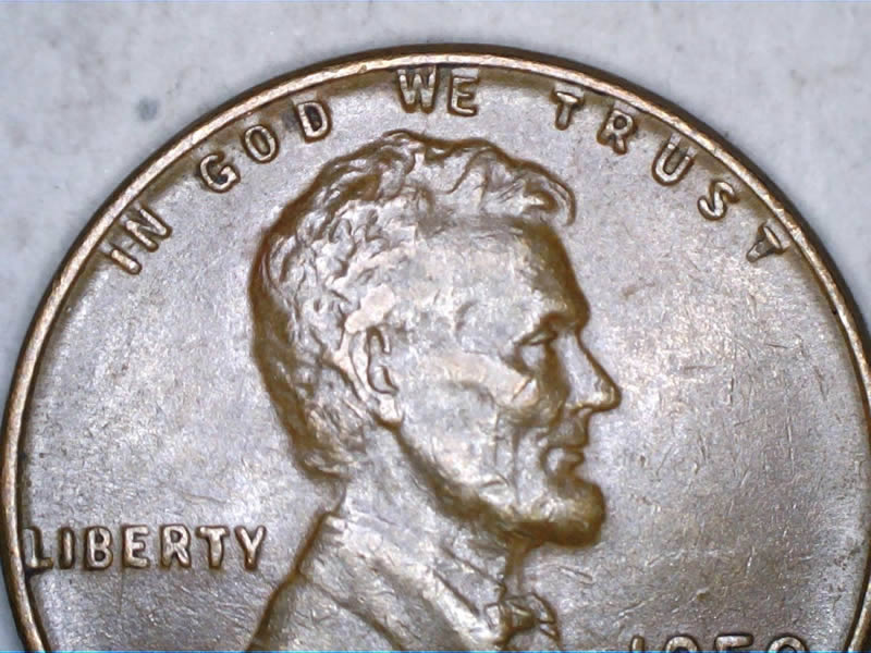 1950-Lincoln-Cent-Variety-/-Error