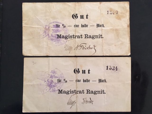 Ragnit-Notgeld-ID-Help