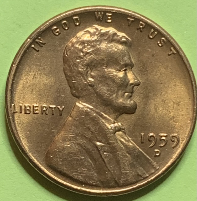 1959-D-In-A-Give-A-Penny-Take-A-Penny-Tray!