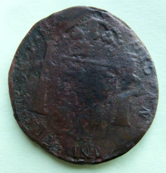 George-III-Counter-Stamped-Carlos-1794-But-Copper-!