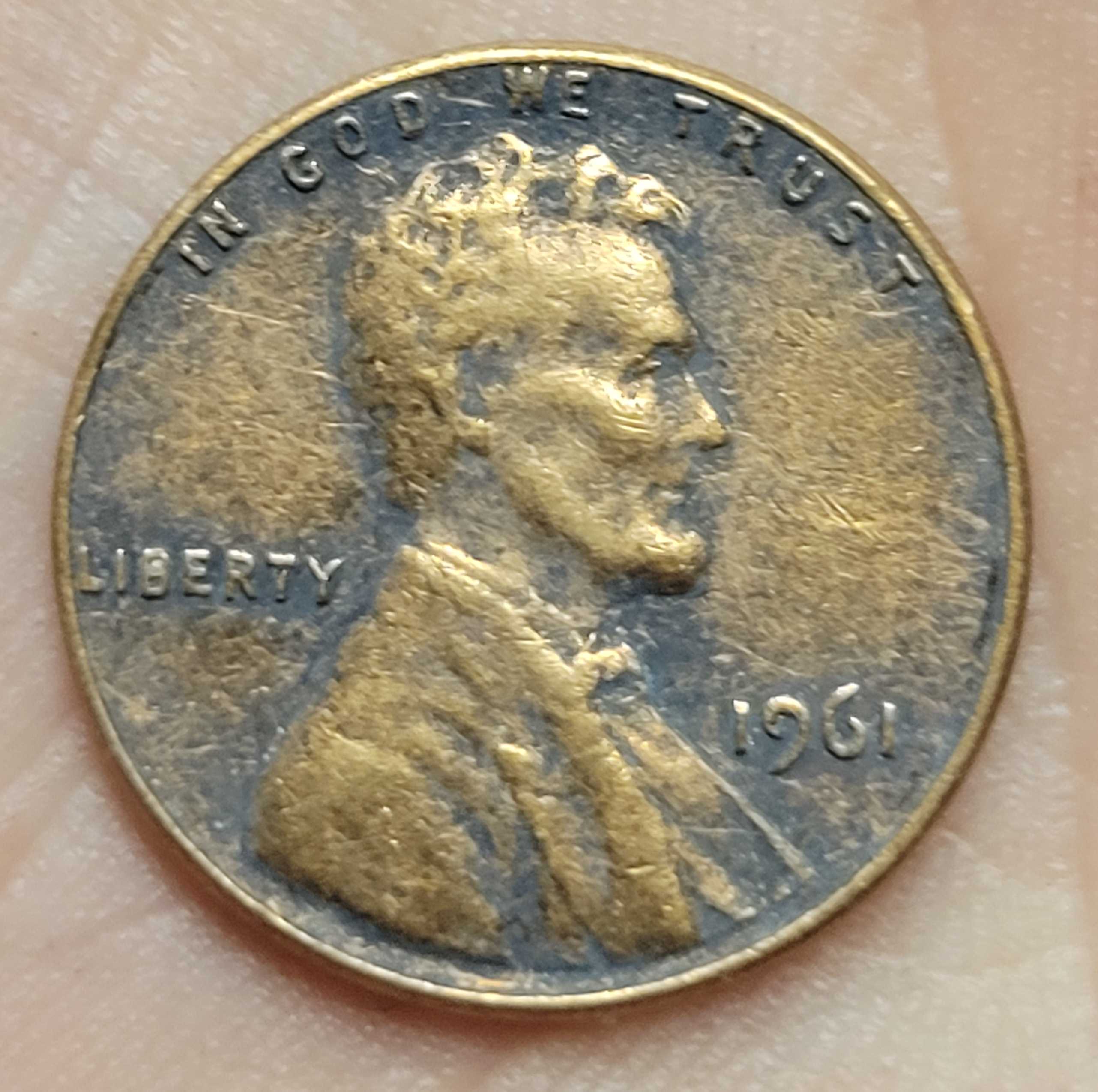 Question-About-This-1961-Penny-With-Diff-Appearance/Finish-On-Both-Sides