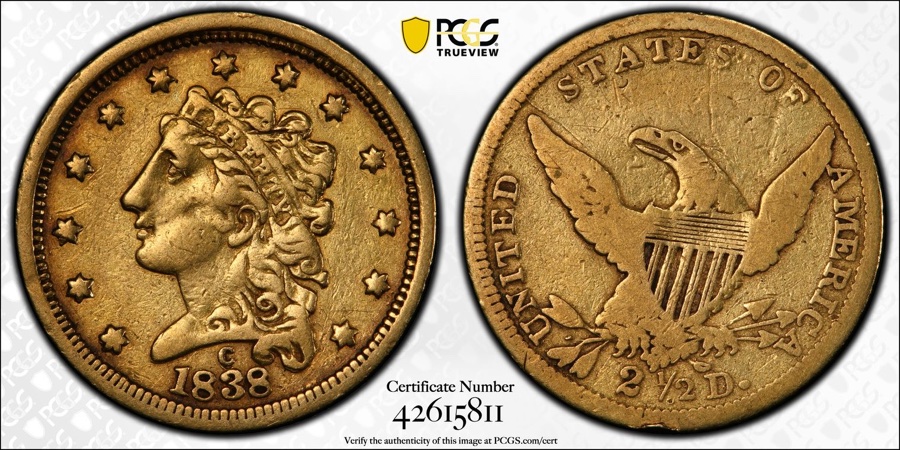 1838c-Quarter-Eagle-Strike