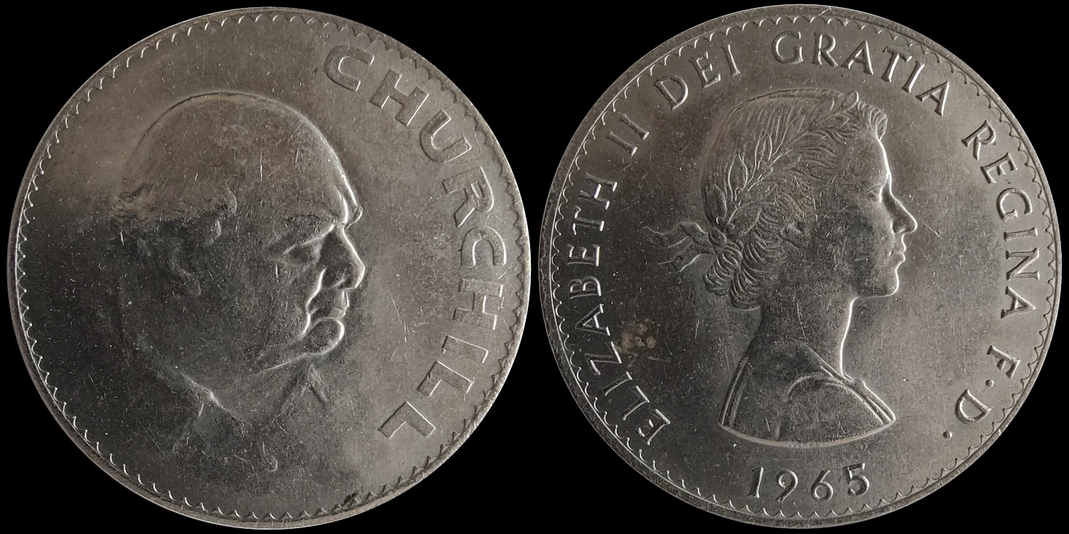 1965-Great-Britain-Crown-Featuring-British-Prime-Minister-Winston-Churchill