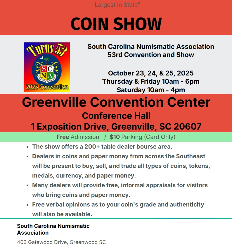 South-Carolina-Numismatic-Association-53RD-Annual-Convention-&-Show