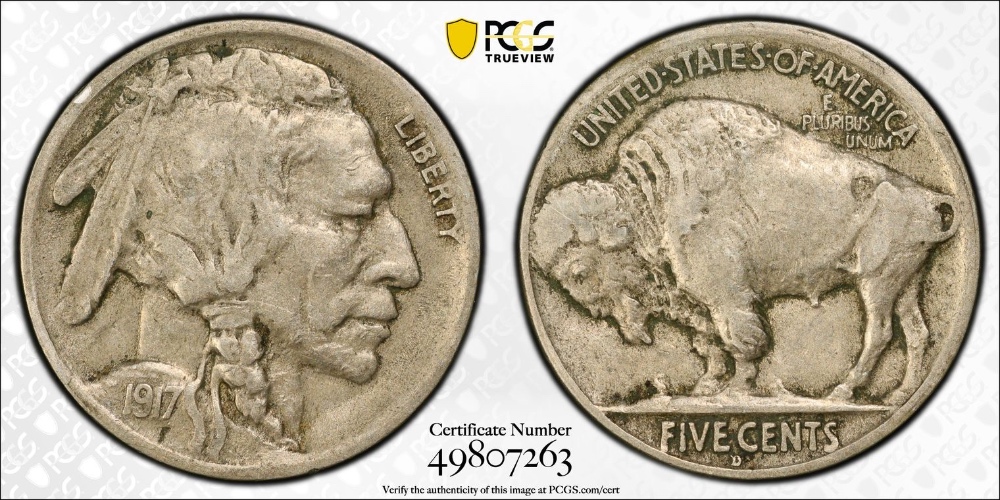 Confirm-1917-D-Buffalo-Grade