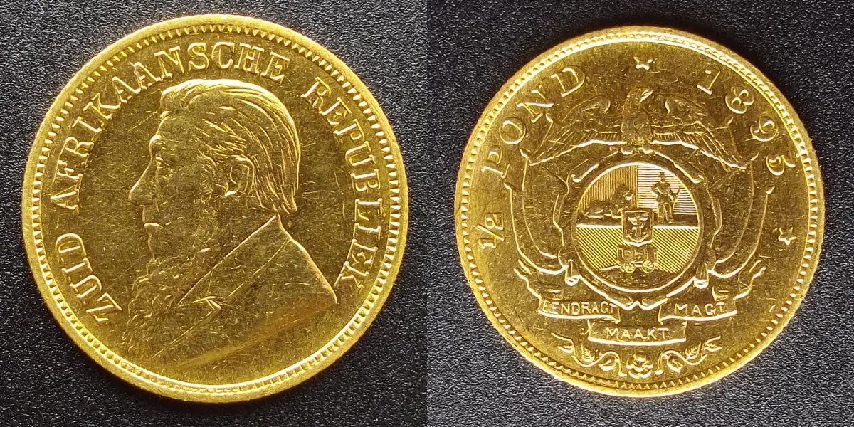 South-African-Republic-1/2-Pond-1895