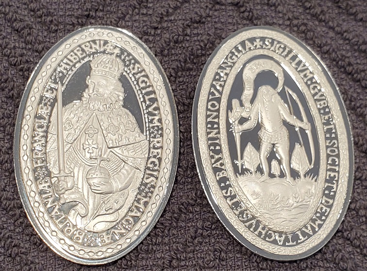 Franklin-Mint-Historic-Silverseals-Of-The-States-Of-The-Union