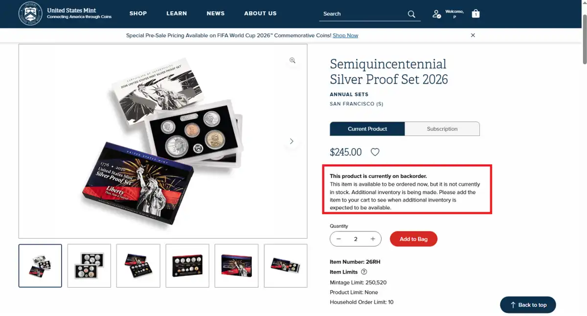2026-United-States-Mint-Semiquincentennial-Silver-Proof-Set-Available-On-June-11