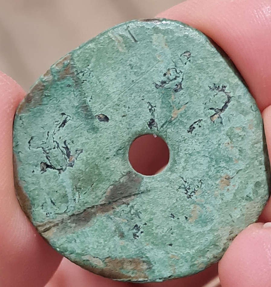 Help-To-ID-Holed-Roman-Coin