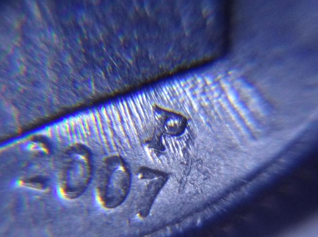2007-P-Dime-With-Double-Lettering-&-