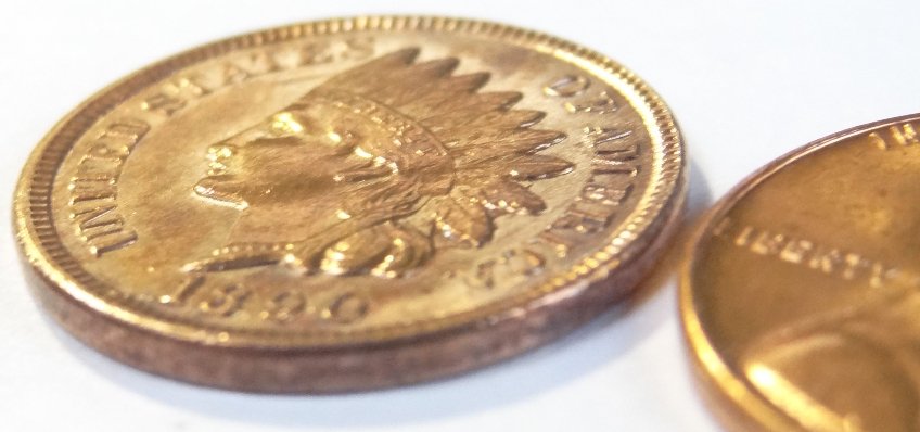 1890-Indian-Head-Cent,-Cleaned/Polished-Or-Slab-Worthy?