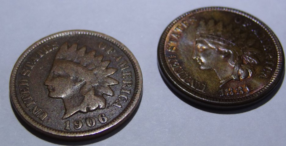 1881-Indian-Head-Cent-Help-Determining-BN-From-RB,-Lots-Of-Pics