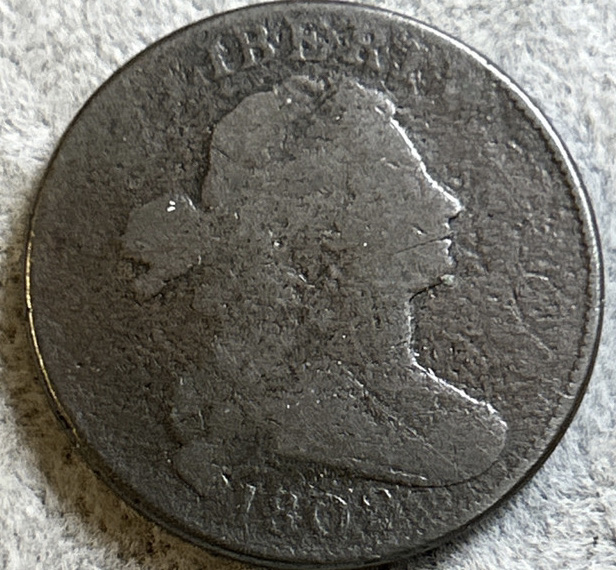 1802-Large-Cent-For-Grading