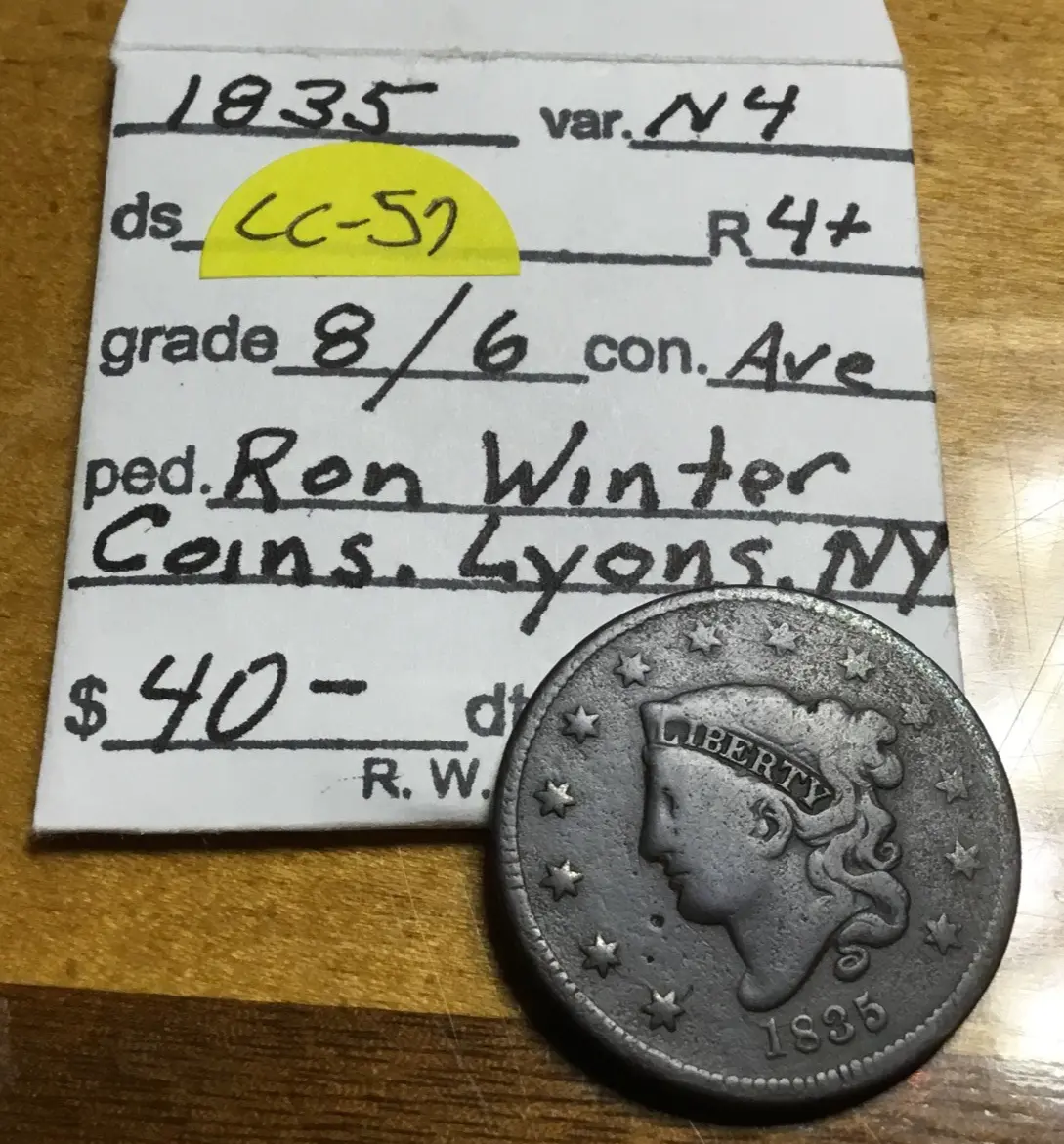 1835-N-4-Large-Cent-For-Evaluation